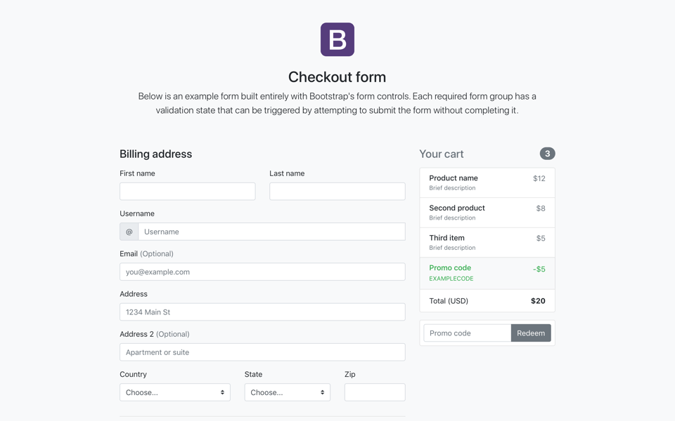 Examples Bootstrap 4 1 Examples Bootstrap 4 1